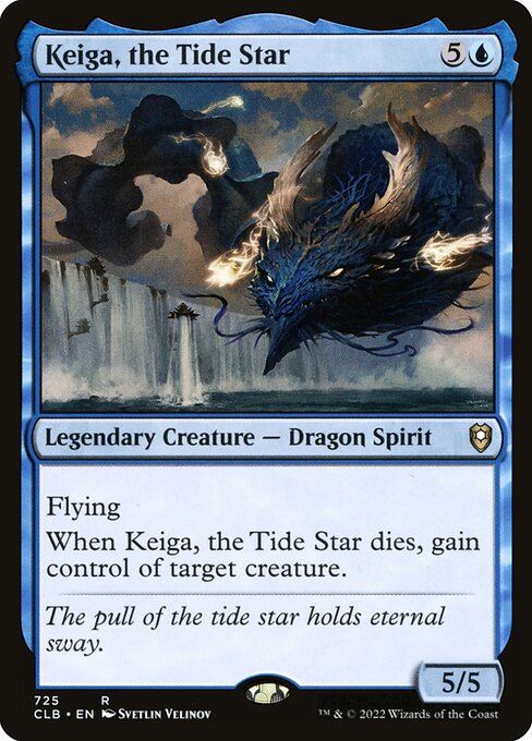 MTG Keiga, the Tide Star CLB 725 Commander Deck Nonfoil