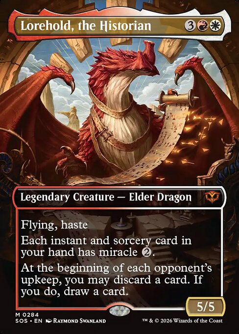 MTG Lorehold, the Historian SOS 284 Showcase Ring Nonfoil