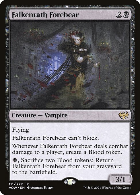 MTG Falkenrath Forebear VOW 111 Standard Foil front