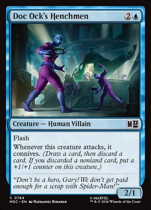 MTG Doc Ock's Henchmen MSC 784 Regular Foil