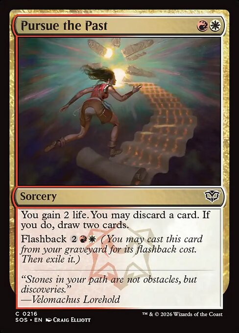 MTG Pursue the Past SOS 216 Regular Foil