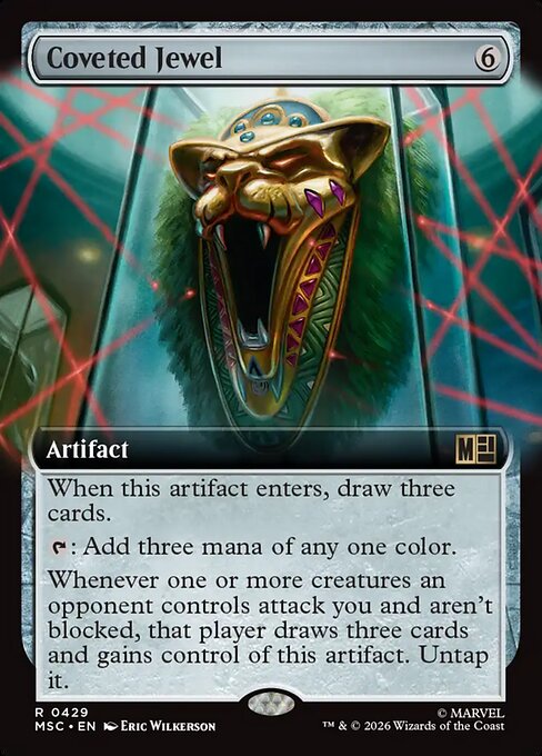 MTG Coveted Jewel MSC 429 Extended Art Nonfoil