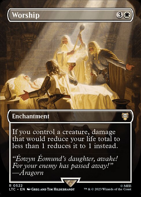 MTG Worship LTC 522 Showcase Ring Nonfoil