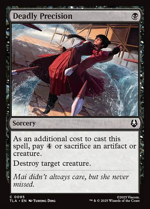 MTG Deadly Precision TLA 095 Regular Nonfoil