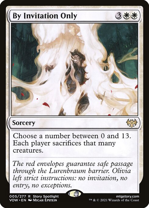 MTG By Invitation Only VOW 005 Standard Foil front