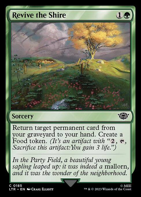 MTG Revive the Shire LTR 185 Regular Foil
