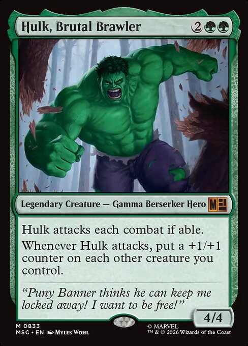 MTG Hulk, Brutal Brawler MSC 833 Regular Foil