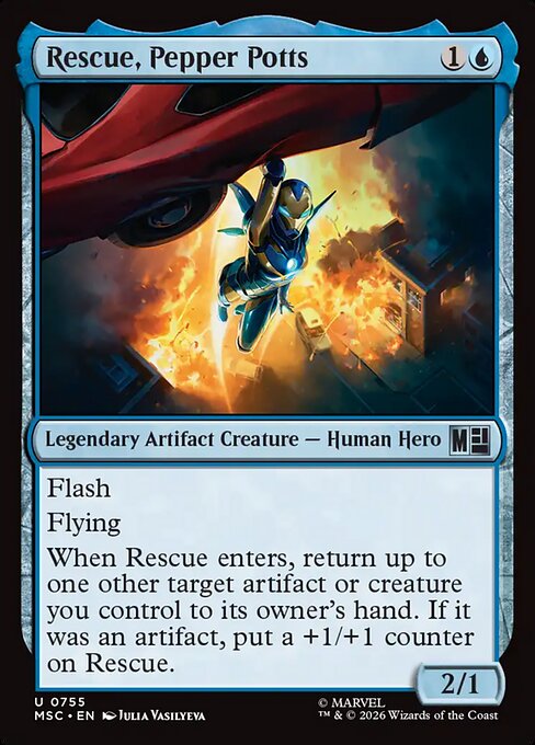 MTG Rescue, Pepper Potts MSC 755 Regular Nonfoil