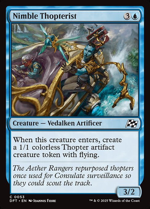 MTG Nimble Thopterist DFT 053 Regular Foil