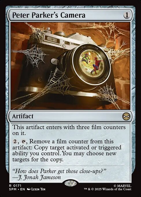MTG Peter Parker's Camera SPM 171 Regular Foil