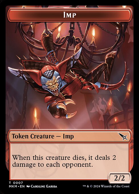 MTG Imp Token MKM 007 Token Nonfoil