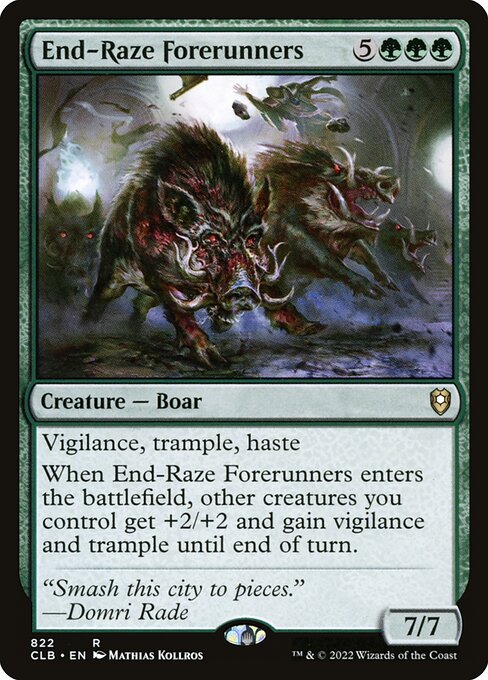 MTG End-Raze Forerunners CLB 822 Commander Deck Nonfoil