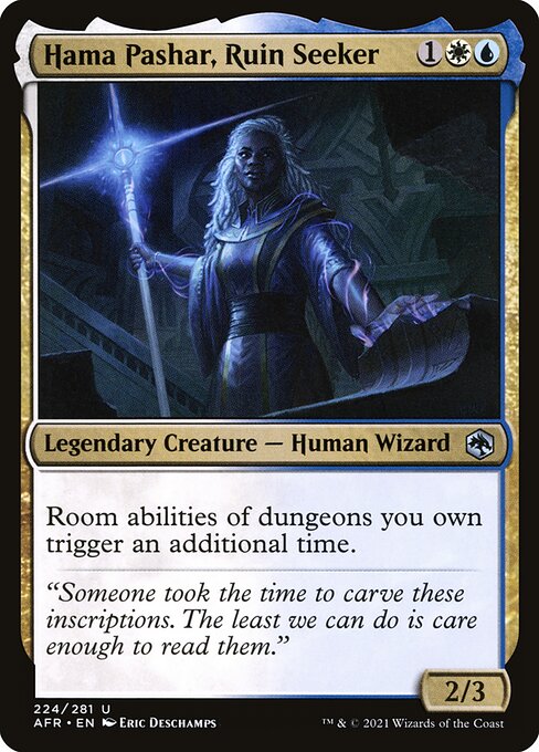MTG Hama Pashar, Ruin Seeker AFR 224 Regular Nonfoil