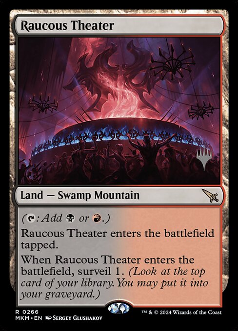 MTG Raucous Theater PMKM 266p Promo Pack Nonfoil