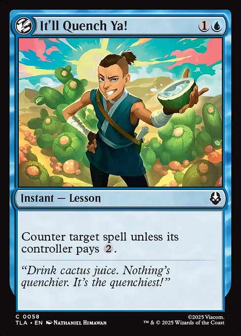 MTG It'll Quench Ya! TLA 058 Regular Nonfoil