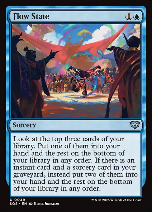 MTG Flow State SOS 049 Regular Foil