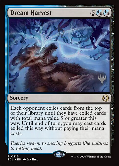 MTG Dream Harvest PECL 216p Promo Pack Foil