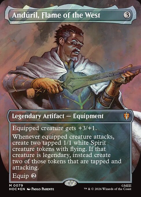 MTG Andúril, Flame of the West HOC 079 Regular Nonfoil