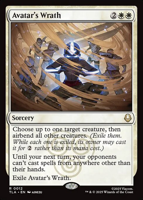 MTG Avatar's Wrath TLA 012 Regular Nonfoil