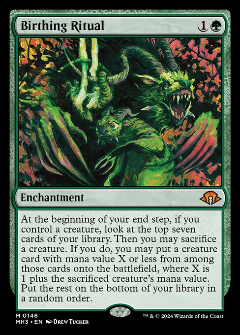 MTG Birthing Ritual MH3 146 Regular Nonfoil