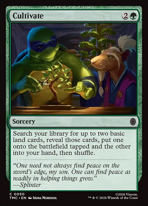 MTG Cultivate TMC 050 Regular Surge Foil