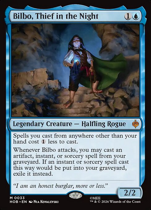 MTG Bilbo, Thief in the Night HOB 033 Regular Foil