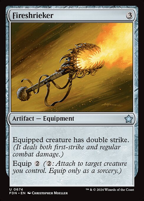 MTG Fireshrieker FDN 674 Starter Collection Nonfoil
