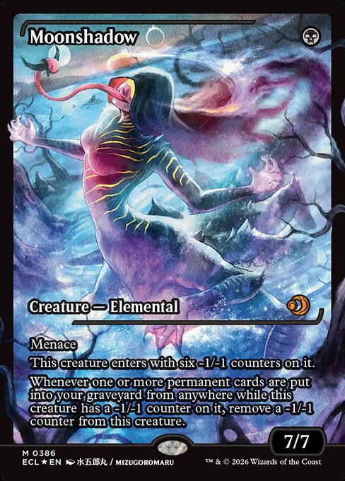 MTG Moonshadow ECL 386 Full Art Foil