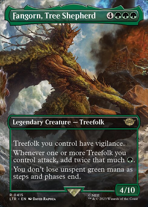 MTG Fangorn, Tree Shepherd LTR 415 Borderless Foil