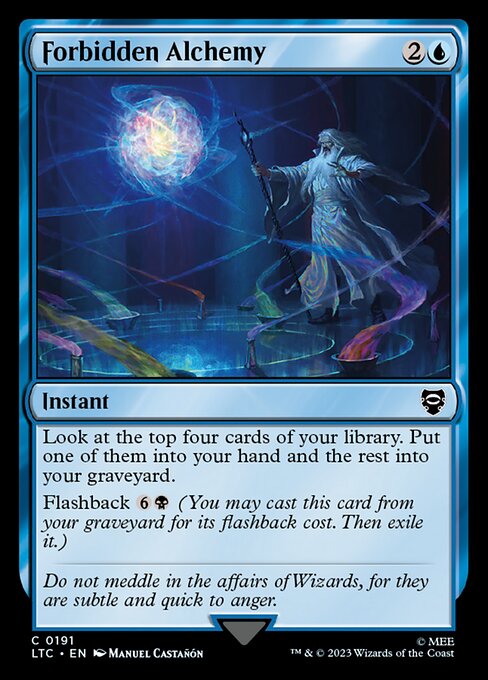 MTG Forbidden Alchemy LTC 191 Alternate Art Nonfoil