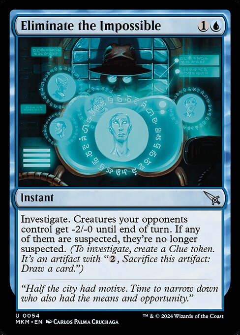 MTG Eliminate the Impossible MKM 054 Regular Foil