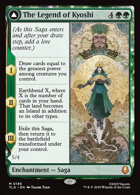 MTG The Legend of Kyoshi // Avatar Kyoshi TLA 186 Regular Foil
