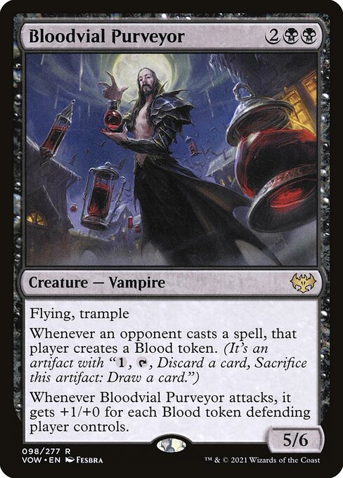 MTG Bloodvial Purveyor VOW 098 Standard Foil front