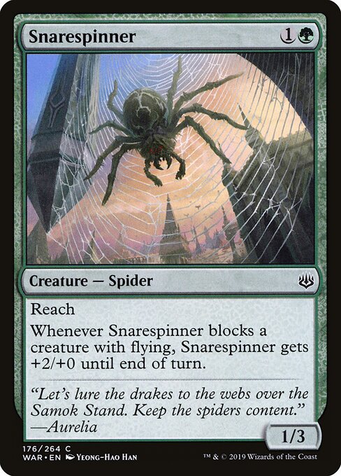 MTG Snarespinner WAR 176 Standard Nonfoil front