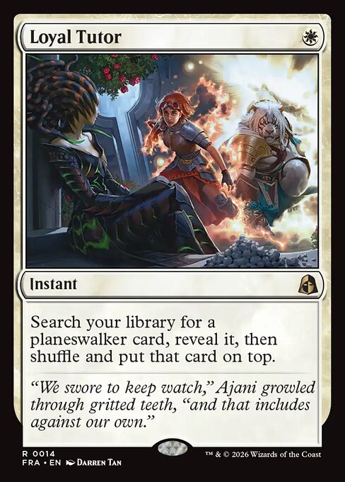 MTG Loyal Tutor FRA 014 Standard Foil front