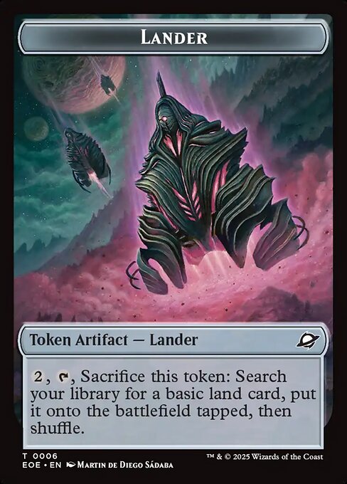 MTG Lander Token EOE 006 Token Foil