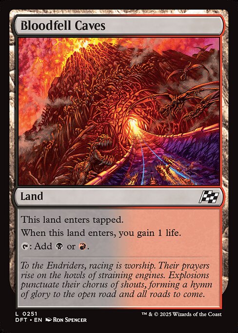 MTG Bloodfell Caves DFT 251 Regular Nonfoil