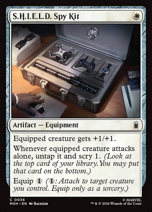 MTG S.H.I.E.L.D. Spy Kit MSH 036 Regular Nonfoil