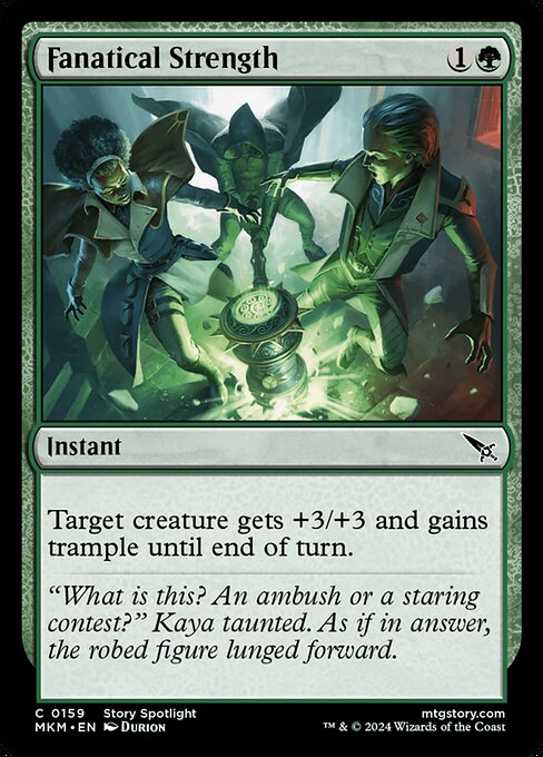MTG Fanatical Strength MKM 159 Regular Nonfoil