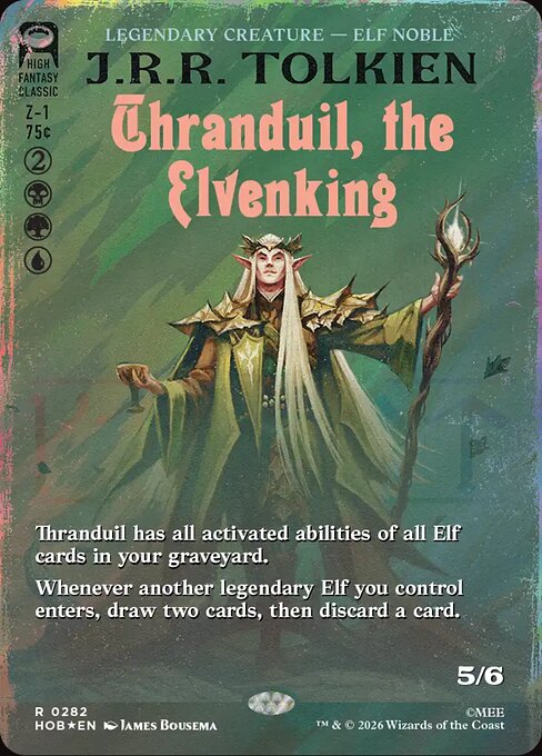 MTG Thranduil, the Elvenking HOB 282 Alternate Art Nonfoil
