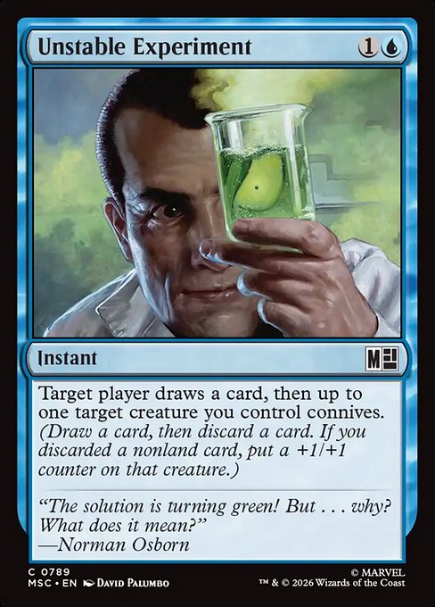 MTG Unstable Experiment MSC 789 Regular Nonfoil