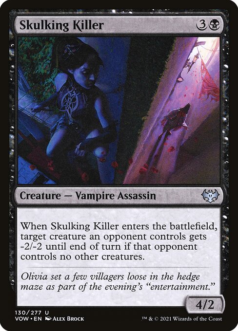 MTG Skulking Killer VOW 130 Standard Foil front
