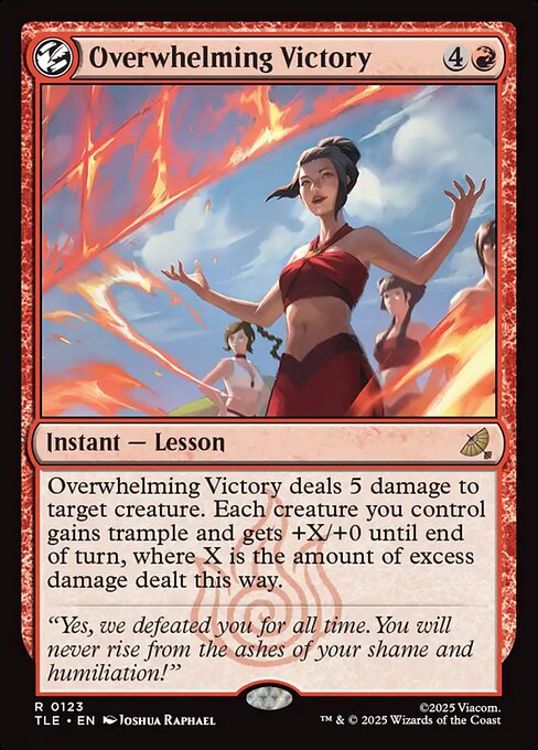 MTG Overwhelming Victory [TLE 123] Foil