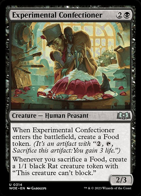 MTG Experimental Confectioner WOE 314 Jumpstart Foil