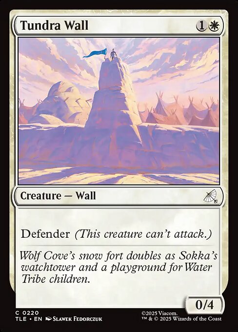 MTG Tundra Wall [TLE 220] Foil