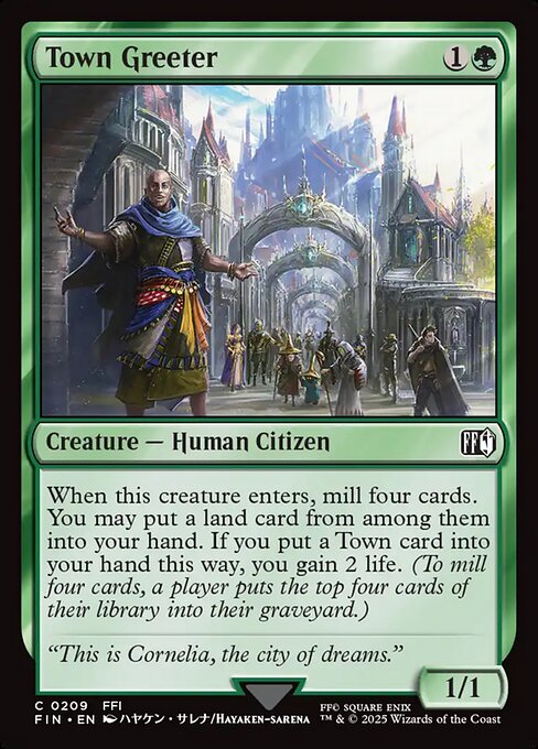 MTG Town Greeter FIN 209 Regular Foil