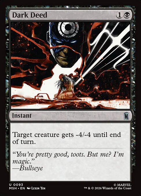 MTG Dark Deed MSH 093 Regular Nonfoil