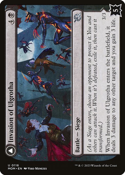 MTG Invasion of Ulgrotha // Grandmother Ravi Sengir MOM 116 Regular Nonfoil