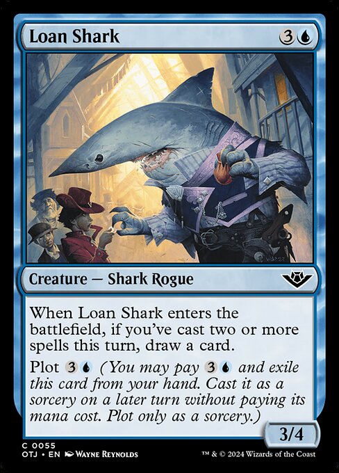 MTG Loan Shark OTJ 055 Regular Foil
