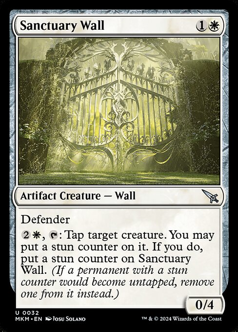 MTG Sanctuary Wall MKM 032 Regular Nonfoil